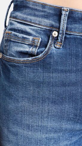 Good American Women's Always Fits Good Legs Bermuda Raw Hem Shorts in Saudi Arabia