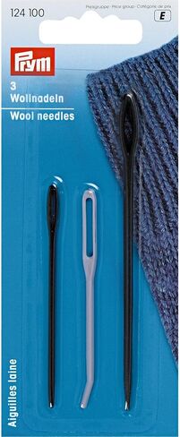 Prym Plastic Wool, Assorted, 3 pc Hand Needles, 10.9 x 4.9 x 0.02 cm, Multicolor, 3 Count in Saudi Arabia