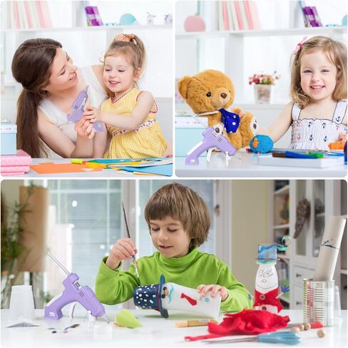 Mini Wireless Glue Gun, Up to 60-120 Minutes of Using Life, Micro USB Charging Port, 2-Minute Quick Preheat, 3-Hour Charging Time, Comes with 20 Glue Sticks. in Saudi Arabia