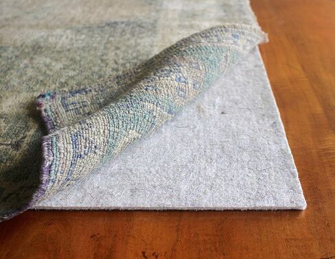 RUGPADUSA، مقاس 8 × 10 بوصة، أسود فائق السُمك 17 - 1/8 بوصة (لباد + مطاط) وسادة سجادة غير قابلة للانزلاق، متوفرة بثلاثة سماكات، تمنع الانزلاق، آمنة للخشب الصلب وجميع الأسطح، مصنوعة في الولايات المتحدة الأمريكية in Kuwait