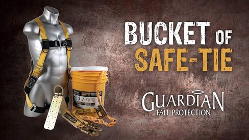 دلو ربط آمن للحماية من السقوط 00815 BOS-T50 من Guardian + مثبت Quickclick من Werner AC78، 45 بوصة in Saudi Arabia