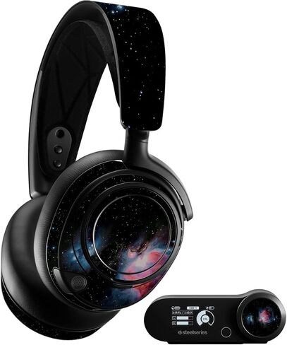 MightySkins Skin Compatible with SteelSeries Arctis Nova Pro - Red Giant | Protective, Durable, and Unique Vinyl Decal wrap Cover | Easy to Apply, Remove, and Change Styles | Made in The USA in Saudi Arabia