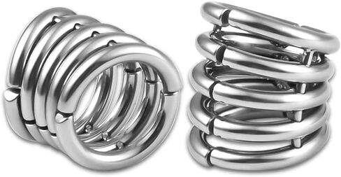 Casvort 2 قطعة هيبوالرجينيك 316 الفولاذ المقاوم للصدأ الفضة بساطتها الأذن الشماعات الوزن مع 00G مكدس حلقة الفص الكفة مقاييس الأذن المقابس in Kuwait