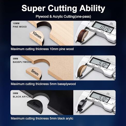 AENBUSLM 40 وات (5.5 وات طاقة بصرية للإخراج) وحدة النقش بالليزر، رأس ليزر 450 نانومتر لآلة القطع بالليزر CNC، أداة نقش بالليزر ذاتية الصنع لمساعدة الهواء الدقيقة مناسبة للخشب المعدني وورق الأكريليك وما إلى ذلك in Kuwait