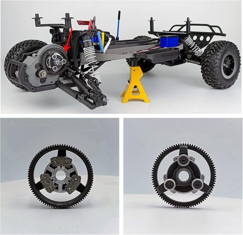 MORLORDY RC Steel Spur Gears 48P 86T Spur Gear for 1/10 Scale 2wd Rustler Slash Stampede Upgrade Gears in Saudi Arabia
