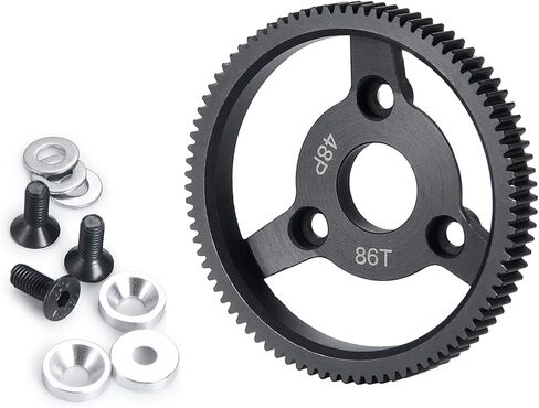 MORLORDY RC Steel Spur Gears 48P 86T Spur Gear for 1/10 Scale 2wd Rustler Slash Stampede Upgrade Gears in Saudi Arabia