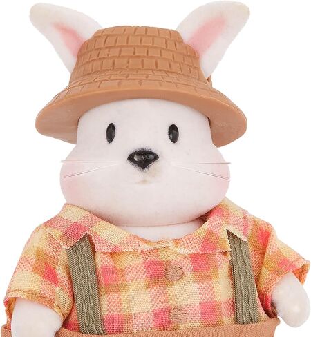 Li'l Woodzeez – Hoppingoods Rabbit Family – Set of 4 Collectible Posable Bunny Figures with Storybook – Pretend Play Doll Figures – Gift Toy for Kids Age 3+ in Saudi Arabia