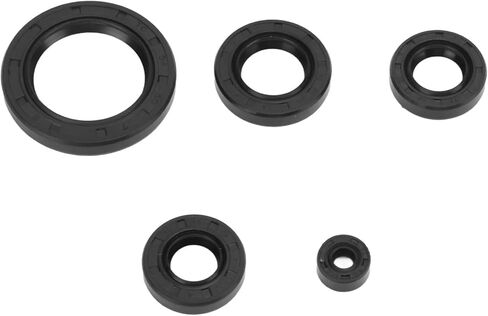 مجموعة ختم زيت المحرك Tbest، 5 قطع مجموعة ختم زيت العمود المرفقي المطاطية للمحركات الصينية 125cc 150cc 200cc 250cc المستقيمة ATV Go Kart Quad Pit Dirt Bike in Kuwait