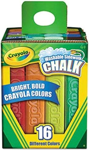 Crayola Washable Sidewalk Chalk 16CT in Saudi Arabia