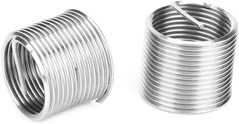 ViaGasaFamido 10 قطعة طقم إصلاح الخيوط متري M18x1.5mm الفولاذ المقاوم للصدأ موضوع إصلاح إدراج عدة تويست الحفر الحنفية وجع أدوات يدوية عالية الدقة لإصلاح الخيوط التالفة in Saudi Arabia