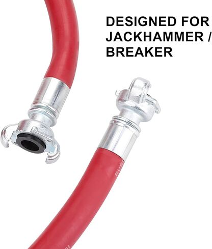 خرطوم هواء WYNNsky 3/4 Jack Hammer، خرطوم هوائي مطاطي مع وصلات شيكاغو العالمية in Saudi Arabia