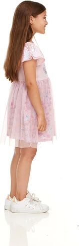 Disney Stitch & Angel Sequin Sleeve Tulle Dress-Girls Sizes 2-6x in Saudi Arabia