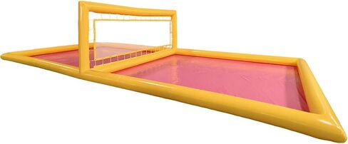 Toqko 33ft Inflatable Volleyball Pool Water Game Volleyball Net Backyard Beach Game with 800w Air Pump, Water Volleyball Field in Saudi Arabia