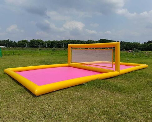 Toqko 33ft Inflatable Volleyball Pool Water Game Volleyball Net Backyard Beach Game with 800w Air Pump, Water Volleyball Field in Saudi Arabia