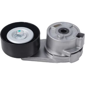 38419 Belt Tensioner and Pulley Assembly (Location:Air Conditioning,for V6-3.6L) Fit for 2004-2009 Cadi-llac CTS SRX,2005-2011 STS (19186933 89387 12577655) Silvery in Saudi Arabia