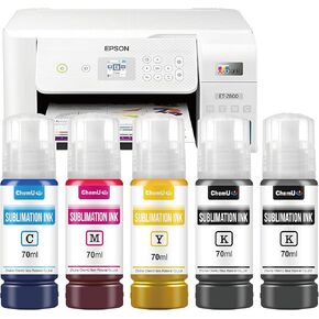 Sublimation Ink Replacement for Epson 502 Ink Bottles for Epson ET-2800 ET-15000 ET-2803 ET-2850 ET2400 ET2720 ET2760 ET2750 ET4800 Inkjet Printers Heat Press Transfer on Mugs T-Shirts in Saudi Arabia