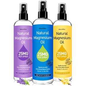 رذاذ المغنيسيوم، رذاذ زيت المغنيسيوم النقي للقدمين، هدية مثالية لاسترخاء العضلات ونوم أفضل، امتصاص سريع، تجفيف سريع بدون بقايا - لافندر in Kuwait