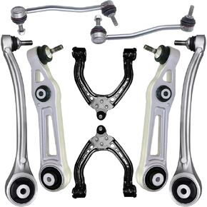Suspension Front Control Arm Kit Compatible with Mercedes Benz W203 CL203 S203 CLK C209 A209 SLK R171 Front Lower Control Arm Kit, Sway Bar Link, Outer and Inner Tie Rod End in Kuwait