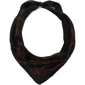 COACH womens Leopard Printed Silk Elongated Triangle in Kuwait