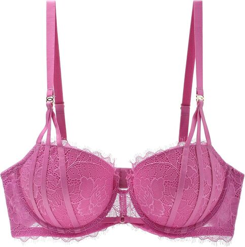 Push Up Bra for Women Lace Underwire Padded Bra Add one Cup Lift Comfortable Everyday Bra in Saudi Arabia