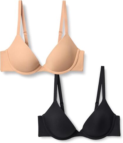 Amazon Essentials Womens Microfiber Lined Wired Scoop Bra in Saudi Arabia