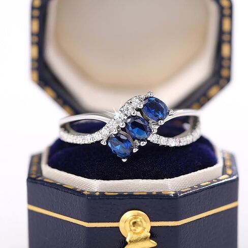 1pc Three Oval Shiny Zirconia Geometric Ring-shaped Rings for Women Exquisite Light Luxury Rings Ladies Fine Jewelry Daily Life Dating Decor For Prom Party in Saudi Arabia