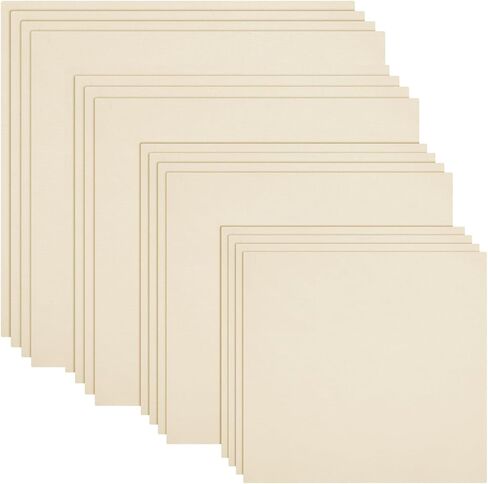 16 Pcs Embroidery Fabric Cloth Precut Embroidery Cloth Fabric 4 Sizes Embroidery Fabric Squares White Cotton Embroidery Cloth Squares Cross Stitch Fabric for Embroidery Craft Garment(5.9 to 11.8inch) in Saudi Arabia