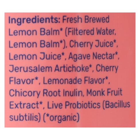 Wild Wonder Organic Cherry Lemonade Sparkling Probiotic Drink, 12 FZ in Saudi Arabia