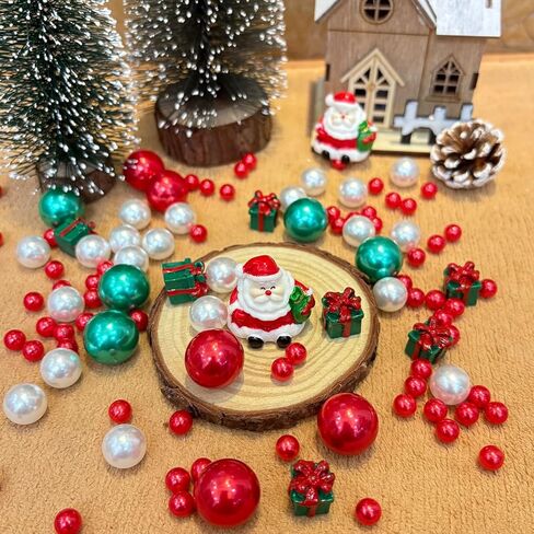 178 Pieces Christmas Vase Filler Pearl for Vase Filler Pearls for Vases Pearls for Christmas Home Table Party Decor (Christmas) in Saudi Arabia