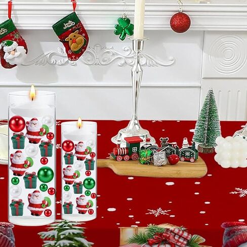 178 Pieces Christmas Vase Filler Pearl for Vase Filler Pearls for Vases Pearls for Christmas Home Table Party Decor (Christmas) in Saudi Arabia