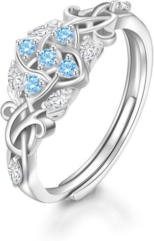 925 Sterling Silver Celtic Knot Rings Open Knuckle Witches Amulet Thumb Finger Ring for Women Adjustable Geometric Irish Knot Lucky Jewelry for Her in Kuwait