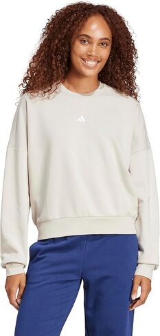 adidas Women’s Essentials Small Logo Feel Cozy Sweatshirt in Kuwait