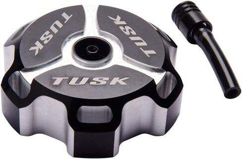 Tusk Billet Aluminum Gas Cap, IMS Fuel Tanks Red Machined in Saudi Arabia
