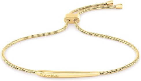 Calvin Klein Women’s Elongated Drops Bracelet, Stainless Steel, Modern Raindrop Design with Adjustable Slider Closure - Gift for Her in Saudi Arabia
