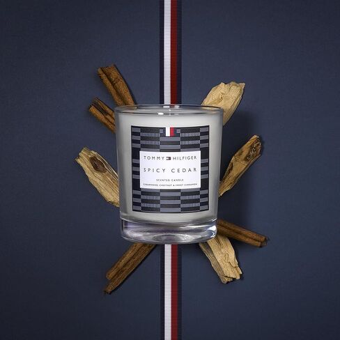 Tommy Hilfiger Home Collection Spicy Cedar Candle 180GR in Saudi Arabia