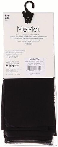 MeMoi 3 Pair Women's Sheer Dot and Opaque Solid Trouser Socks in Saudi Arabia