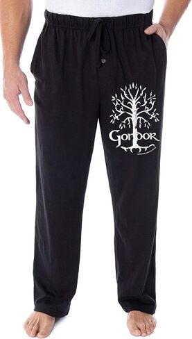 Lord of The Rings Men's White Tree of Gondor Lounge Bottoms Pajama Pants in Saudi Arabia