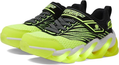 Skechers Kids Kids MICROSPEC II Ignition, Charcoal/Red, 6 US Unisex Toddler in Kuwait