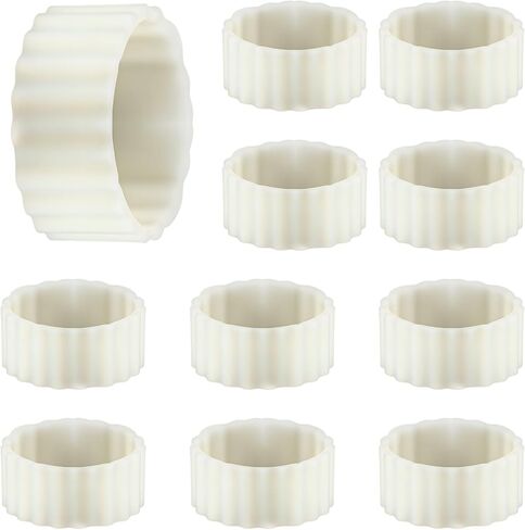 10Pcs Silicone Taper Candle Grippers Candle Hugger Gaskets, Candles Grips Inserts Non-Slip Adapter Hugger Rings for Holders & Cups, Drip Protector to Keep Bougie Upright for Tapers and Candles in Saudi Arabia