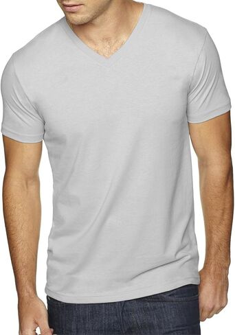 Next Level Mens Sueded V - Light Gray - S - (Style # 6440 - Original Label) in Saudi Arabia