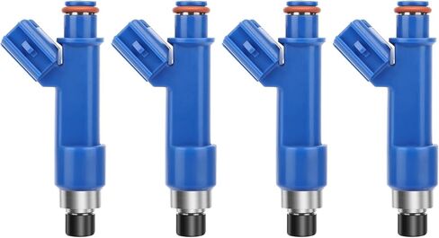 Fuel Injectors Kits,SCITOO 12 Hole FJ806 Fuel Injector for 2006 2007 2008 2009 2010 2011 2012 2013 2014 for Toyota Yaris (Set of 4) in Saudi Arabia
