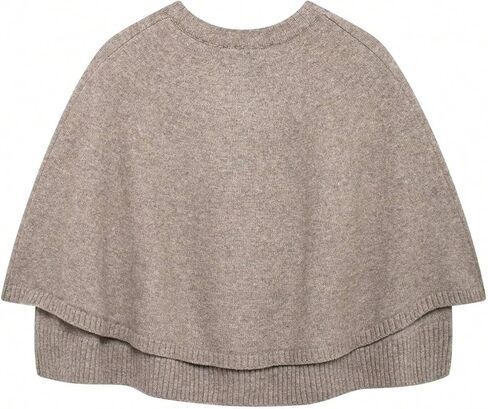 Women's Poncho Sweater Button Down Long Sleeve Cape Cardigan Shawl Poncho Knit Outerwear Trendy in Saudi Arabia