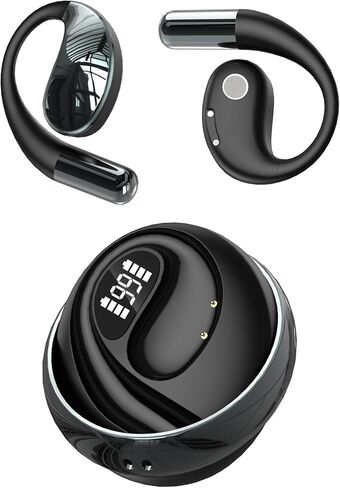 Language Translator Earbuds, OWS Real Time 3 in 1 Translation Earbuds 150 Languages & Accents&10 Offline Packs,Two Way Translation Device for Travel Business Meetings Learning, Black in Saudi Arabia