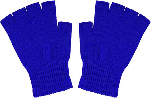 SHEVERCH Winter Half Finger Knit Gloves for Men Women Warm Fingerless for Cold Weather in Saudi Arabia