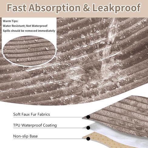 Couch Covers for Dogs, Washable Non Slip Couch Cushion Covers, Fuzzy Sofa Protector, Friendly Dog Couch Cover Mat for Pet and Kids (Dark Gray, 35"×70") in Saudi Arabia