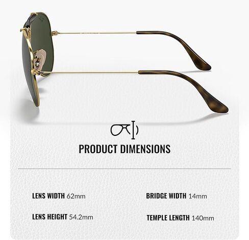 Ray-Ban RB3029 OUTDOORSMAN HAVANA COLLECTION نظارات شمسية على شكل طيار للرجال والنساء مع مجموعة نظارات RAYBAN الرسمية in Saudi Arabia