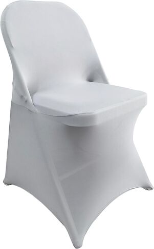 2pcs Spandex Folding Chair Cover Covers Stretch Chair Protectors for Wedding Party Events (2, Black) in Saudi Arabia
