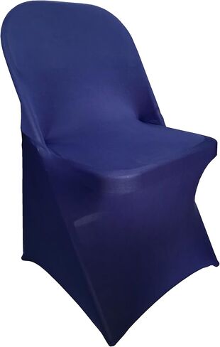 2pcs Spandex Folding Chair Cover Covers Stretch Chair Protectors for Wedding Party Events (2, Black) in Saudi Arabia