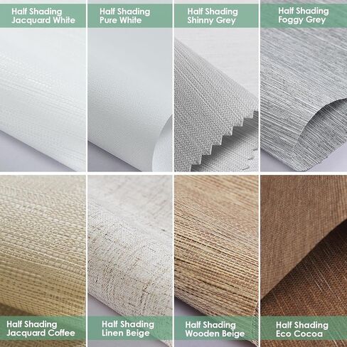 مجموعة عينات قماش Yoolax مكونة من 3 قطع، عينات قماش ممتازة متعددة الألوان مثالية للستائر الذكية المخصصة وستائر مسار اللوحة والستائر الرأسية in Kuwait