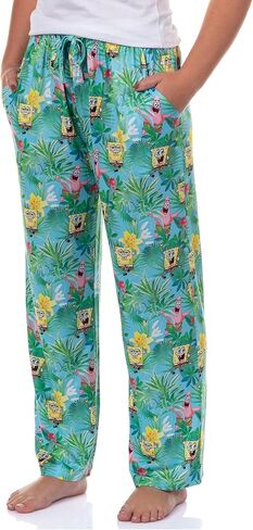 SpongeBob SquarePants Pajamas Women's Tropical Vibe Lounge Sleep Pants in Saudi Arabia